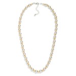 Wholesale two Metal Ball Bead Beaded Necklace L Extender L