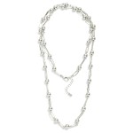 Wholesale paperclip Chain Link Necklace Metal Ball Stations L Extender L