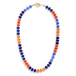 Wholesale stone faceted Bead Game Day Beaded Necklace L Extender L