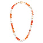 Wholesale stone faceted Bead Game Day Beaded Necklace L Extender L