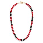 Wholesale stone faceted Bead Game Day Beaded Necklace L Extender L