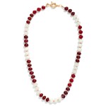 Wholesale stone faceted Bead Game Day Beaded Necklace L Extender L