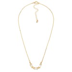 Wholesale chain Link Necklace Linked Glass Crystal Stationary Pendant L Extender