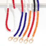 Wholesale two Game Day Beaded Necklace Oval Clasp L