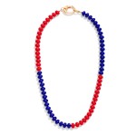 Wholesale two Game Day Beaded Necklace Oval Clasp L