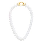 Wholesale beaded Marble Acetate Necklace Oval Clasp Pendant L