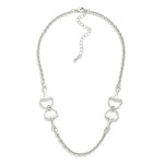 Wholesale chain Link Necklace Metal Horsebit Stations Gold Dipped L Extender L