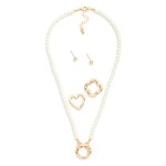 Wholesale pearl Beaded Necklace Interchangeable Metal Clasp Includes clasps circ