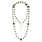 Wholesale long Chain Link Necklace Glass Crystal Stations L Extender L