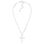 Wholesale chain Link Necklace Metal Nail Cross Pendant L Extender L