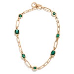 Wholesale chain Link Necklace Rhinestone Octagon Circle Stations L