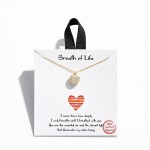 Wholesale dainty Chain Link Necklace Pave Cubic Zirconia Heart Pendant Gold Dipp