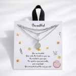 Wholesale layered Dainty Chain Link Necklace Freshwater Pearl Rhinestone Pendant