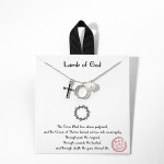Wholesale dainty Chain Link Necklace Metal Cross Crown Thorns pearl Pendants L E