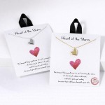 Wholesale dainty Chain Link Necklace Metal Heart Pendant Gold Dipped Hypoallerge