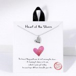 Wholesale dainty Chain Link Necklace Metal Heart Pendant Gold Dipped Hypoallerge