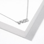 Wholesale dainty Chain Link Necklace Metal WWJD Pendant Gold Dipped Hypoallergen