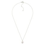 Wholesale dainty Chain Link Necklace Cubic Zirconia Heart Lock Pendant Gold Dipp