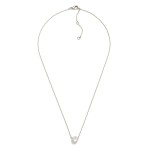 Wholesale dainty Chain Link Necklace Cubic Zirconia Circle Pendant Gold Dipped L