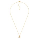 Wholesale dainty Chain Link Necklace Cubic Zirconia Butterfly Pendant Gold Dippe