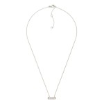 Wholesale dainty Chain Link Necklace Cubic Zirconia Bar Pendant Gold Dipped L Ex