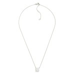 Wholesale dainty Chain Link Necklace Cubic Zirconia Pendant Gold Dipped L Extend