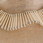 Wholesale short wooden necklace some beaded details