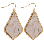 Wholesale cork inspired drop earrings