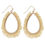 Wholesale teardrop earrings beaded tassel details