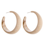 Wholesale acrylic marble hoop earrings diameter