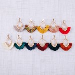 Wholesale fringe tassel drop earrings L