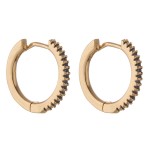 Wholesale cubic zirconia huggie hoop earrings Cubic Zirconia diameter