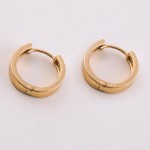 Wholesale dainty gold stud huggie hoop earring set Stud mm diameter Hoop diamete