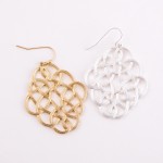 Wholesale loopy metal drop earrings L