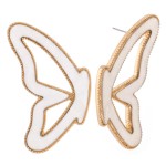 Wholesale butterfly match drop earrings Stud post L