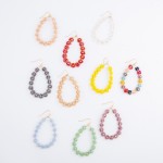 Wholesale beaded Flower Teardrop Earrings L
