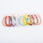 Wholesale beaded Flower Teardrop Earrings L