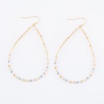 Wholesale long Dainty Beaded Teardrop Earrings L