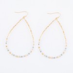 Wholesale long Dainty Beaded Teardrop Earrings L