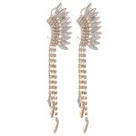 Wholesale angel Wing Crystal Cuff Statement Earrings L