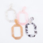 Wholesale resin Statement Drop Earrings L