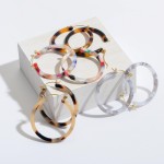 Wholesale acrylic Resin Hoop Earrings Diameter