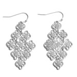 Wholesale metal Filigree Chandelier Earrings