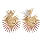 Wholesale gold Heart Drop Earrings Diameter