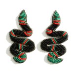 Wholesale beaded Snake Earrings Long