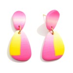 Multicolor Polymer Clay Drop Earrings.

- Approximately 1.5" in Length