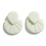 Clay Polymer Stud Earrings.

- Approximately .75" in Length