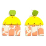 Wholesale multicolor Polymer Clay Drop Earrings