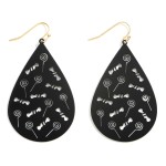 Halloween Metal Teardrop Earrings Featuring Candy Details.

- Approximately 2.5" in Length