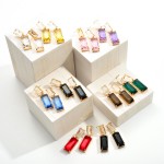 Wholesale rectangular Crystal Drop Earrings